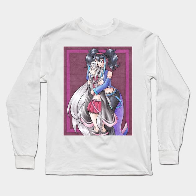 Tei and Ruko Hug Long Sleeve T-Shirt by KranberriJam